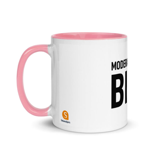 white ceramic mug with color inside pink 11oz left 61b686d76cb97