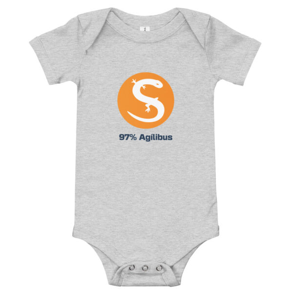 baby short sleeve one piece athletic heather front 62359212b4be2